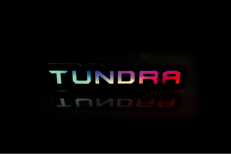 Toyota Illuminated LED Radiator Grille Emblems and Badges with Tundra logo Toyota Led Emblems decoinfabric