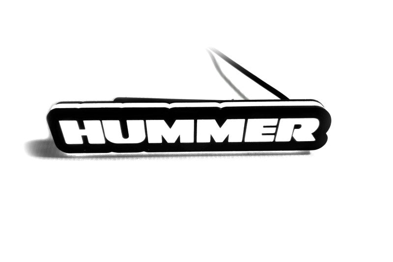 Hummer Illuminated LED Radiator Grille Emblems and Badges with Hummer logo Hummer Led Emblems decoinfabric