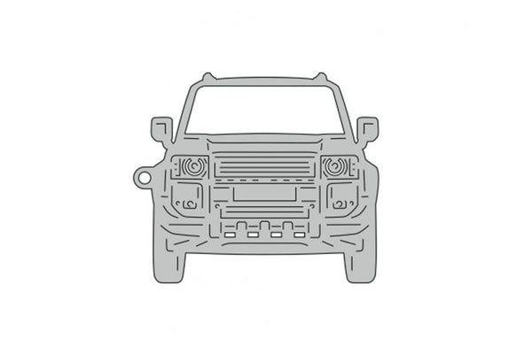 Car Keychain for Toyota Prado 250 2023+ (type FRONT) type2 - decoinfabric
