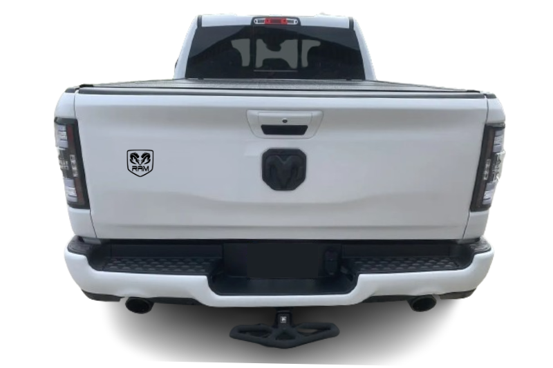 Dodge RAM tailgate trunk rear emblem with DODGE RAM logo (Type 4)