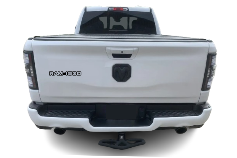 Dodge RAM tailgate trunk rear emblem with RAM 1500 logo Dodge emblems decoinfabric