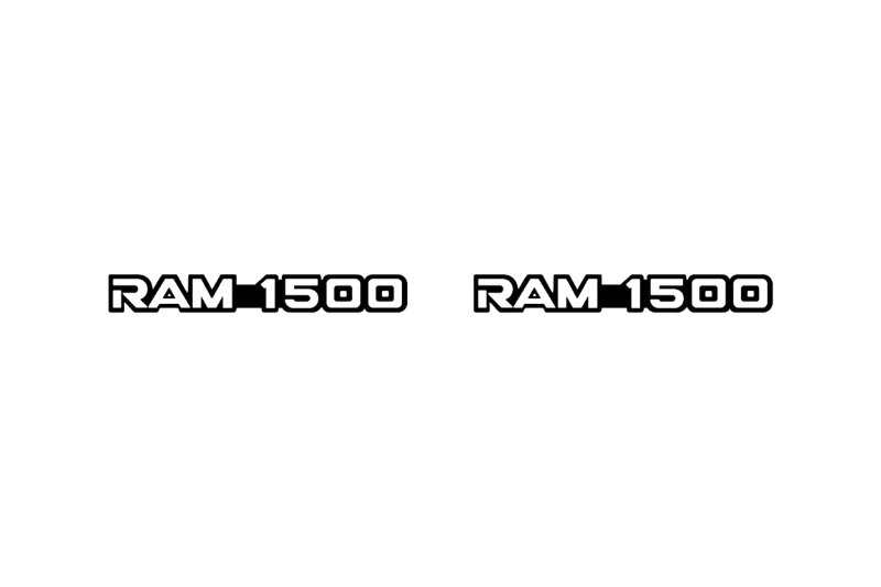 Dodge RAM Emblem & Badges set with RAM 1500 logo