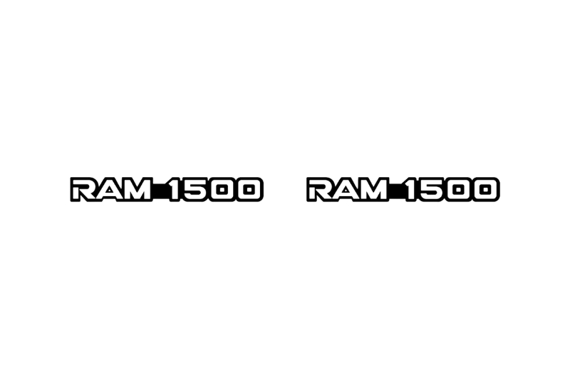 Dodge RAM Emblem & Badges set with RAM 1500 logo Dodge emblems decoinfabric