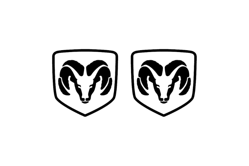 Dodge RAM Emblem & Badges set with Dodge RAM logo