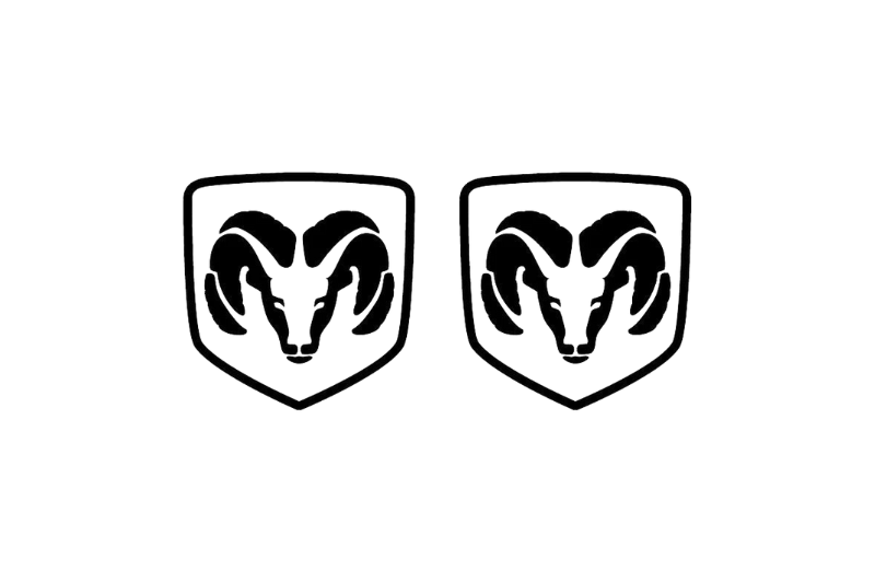Dodge RAM Emblem & Badges set with Dodge RAM logo Dodge emblems decoinfabric
