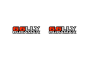 GMC Emblem & Badges set with Duramax 6.6LLY logo GMC emblems decoinfabric