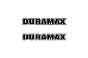 GMC emblem for fenders with Duramax logo (Type 4) Ford emblems decoinfabric BLACK WHITE