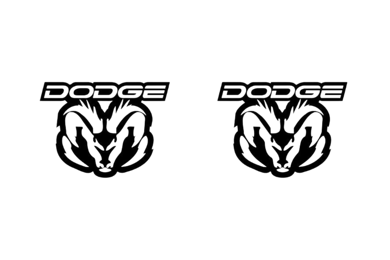 Dodge RAM Emblem & Badges set with Dodge RAM logo (Type 2)