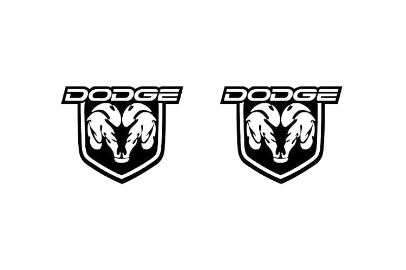 Dodge RAM Emblem & Badges set with Dodge RAM logo (Type 3)