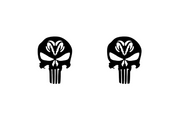 Dodge RAM Emblem & Badges set with Dodge RAM Punisher logo Dodge emblems decoinfabric