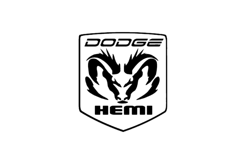 Dodge RAM Emblem & Badges set with Hemi logo (Type 2)