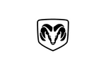 Carica l'immagine nella galleria, Dodge RAM Emblem &amp; Badges set with Dodge RAM logo — Black, White