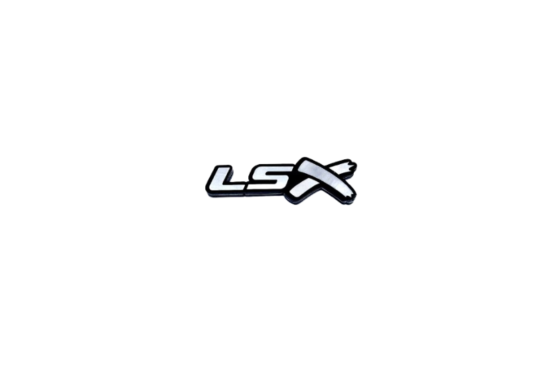 Chevrolet Radiator grille emblem with LSX logo (Type 2)