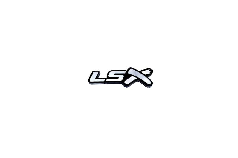 Chevrolet Radiator grille emblem with LSX logo (Type 2) Chevrolet emblems decoinfabric