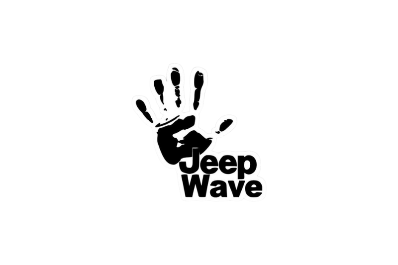 JEEP Radiator grille emblem with Jeep Wave logo
