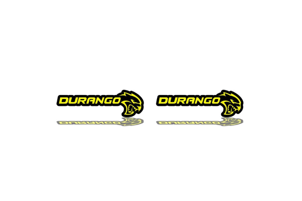 DODGE emblem for fenders with Durango + Hellcat logo