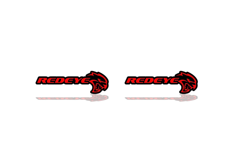 Dodge Emblem & Badges set with Redeye Hellcat logo