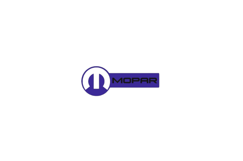 DODGE Radiator grille emblem with Mopar logo (type 13) Dodge emblems decoinfabric