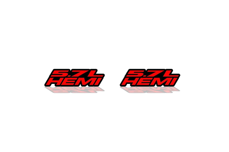 DODGE emblem for fenders with 5.7L Hemi logo