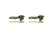 DODGE emblem for fenders with SRT Ghoul logo Dodge emblems decoinfabric