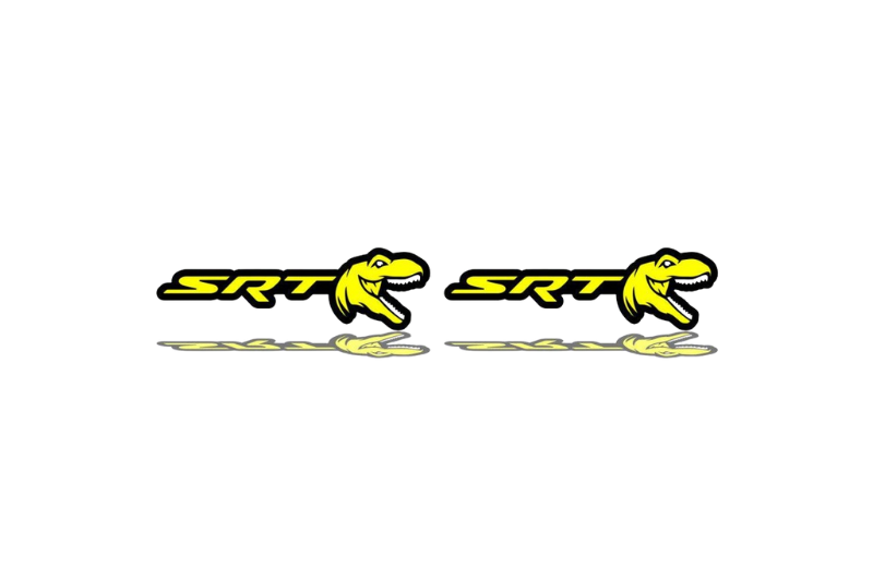 Dodge Emblem & Badges set with SRT + Tirex logo Dodge emblems decoinfabric