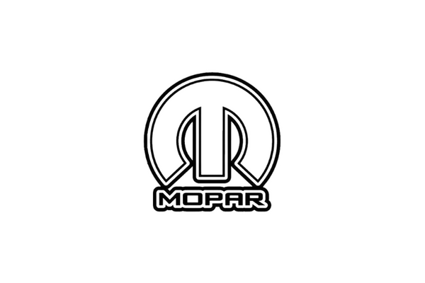 JEEP Radiator grille emblem with Mopar logo (type 9)