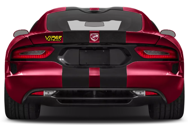 Dodge Viper Emblem & Badge Set - Grille and Tailgate Viper GTS-R logo