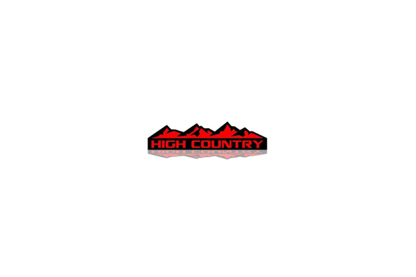 Radiator grille emblem with High Country logo (type 2) (BIG SIZE)