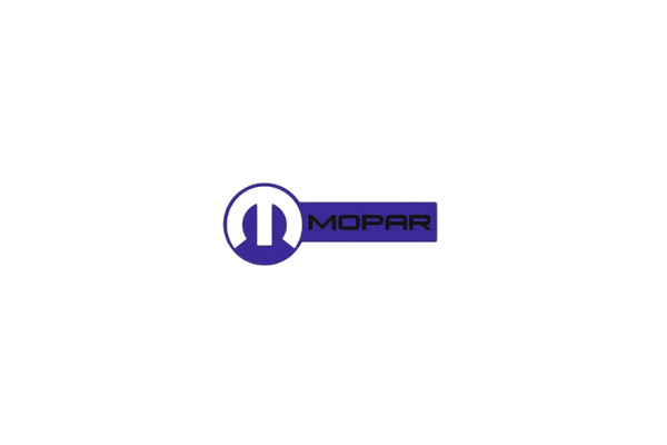 Chrysler Radiator grille emblem with Mopar logo (type 12)