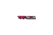 Toyota tailgate trunk rear emblem with TRD 4x4 logo (Type 2) Toyota emblems decoinfabric