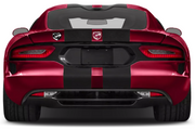 Dodge Viper tailgate trunk rear emblem with Striking Snake logo Dodge emblems decoinfabric