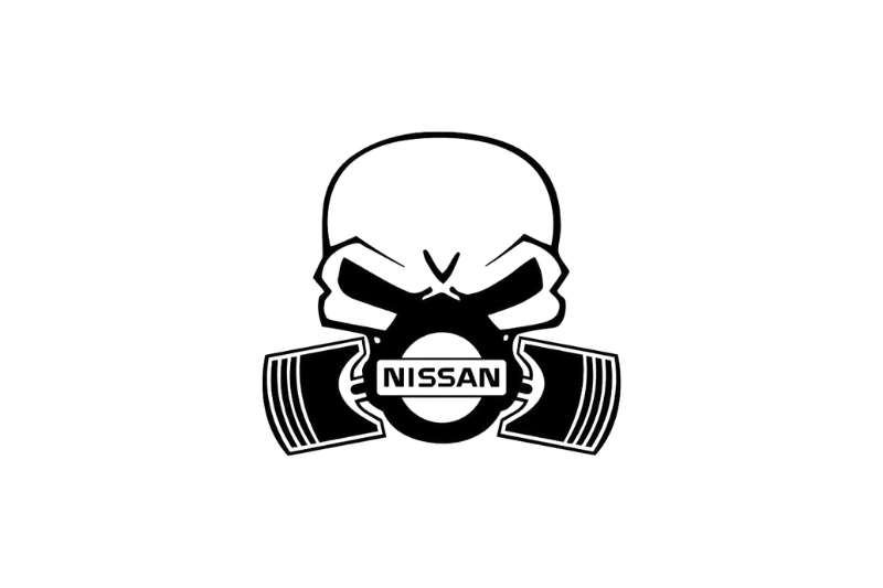 Nissan Emblem & Badges set with Nissan Gas Mask logo