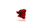 Load image into Gallery viewer, Radiator grille emblem with Pirate logo — Black, Red