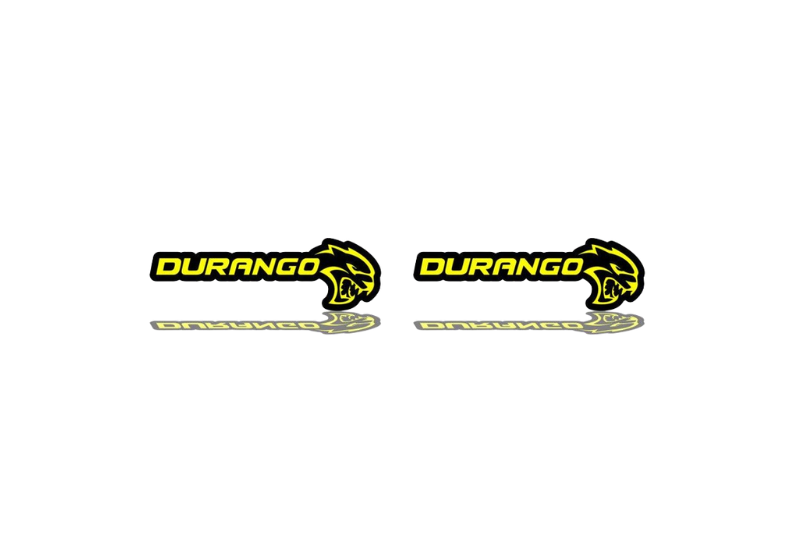 Dodge Emblem & Badges set with Durango + Hellcat logo