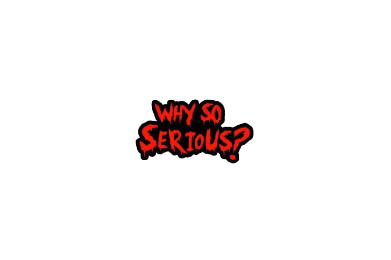 Why So Serious tailgate trunk rear emblem with Why So Serious logo Custom Rear Emblem decoinfabric