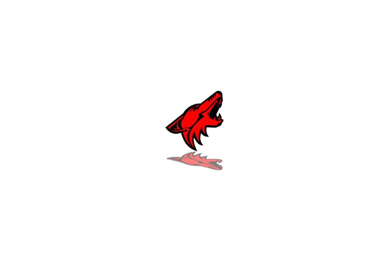 Ford Mustang Emblem & Badges set with Coyote logo (type 3) Ford emblems decoinfabric BLACK RED