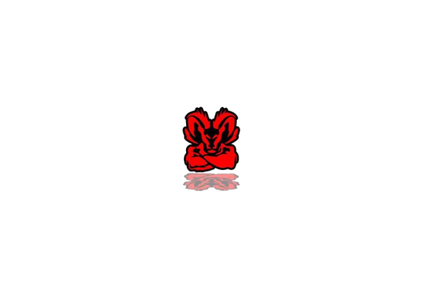 DODGE Radiator grille emblem with Strong Ram logo