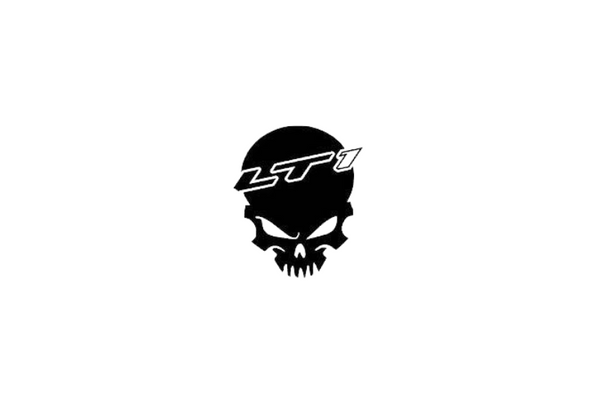 Chevrolet Radiator grille emblem with Chevrolet LT1 Skull logo