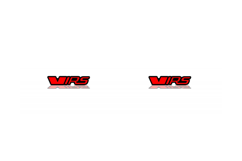 Skoda Emblem & Badges set with VRS logo (Type 2)