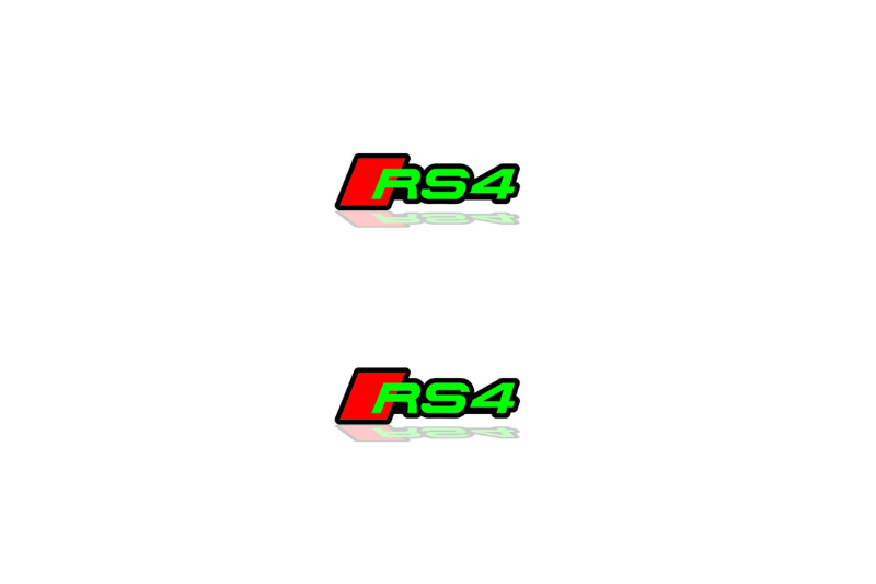 Audi Emblem & Badges set with RS4 logo