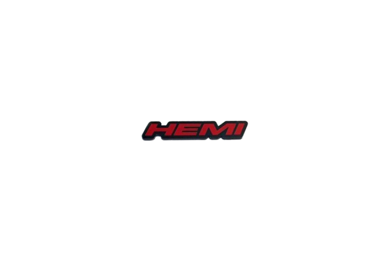 Chrysler Radiator grille emblem with HEMI logo (type 2) Chrysler emblems decoinfabric