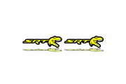 DODGE emblem for fenders with SRT + Tirex logo Dodge emblems decoinfabric