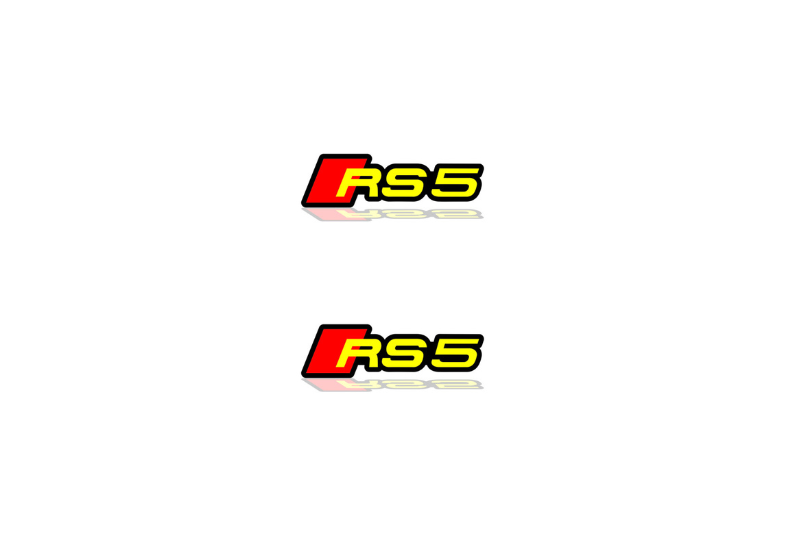 Audi Emblem & Badges set with RS5 logo