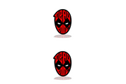 Car emblem badge for fenders with Dead Pool logo Custom design emblems decoinfabric