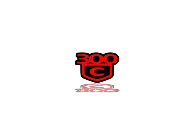 Chrysler tailgate trunk rear emblem with 300C I logo Chrysler emblems decoinfabric