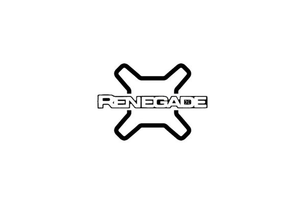 Jeep Emblem & Badges set with Renegade logo (Type 2)