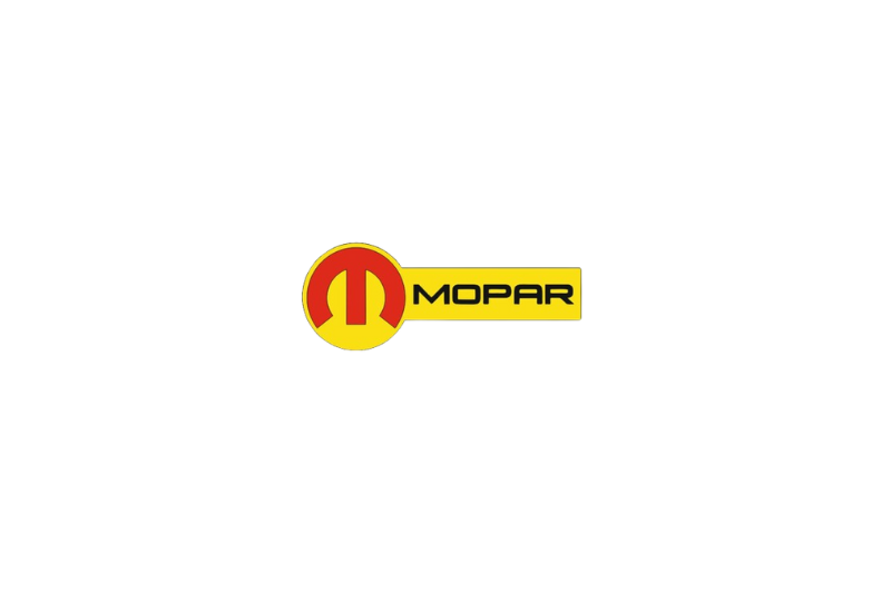 JEEP Radiator grille emblem with Mopar logo (type 12) Jeep emblems decoinfabric