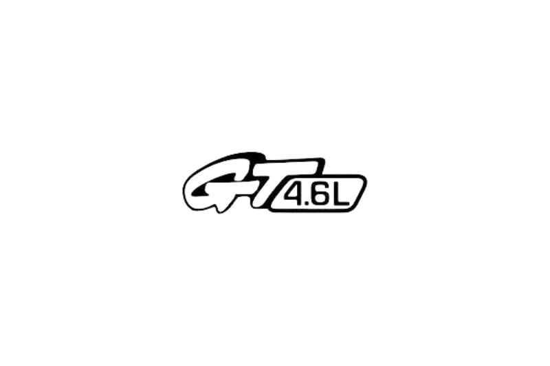 Ford Emblem & Badges set with GT 4.6L logo