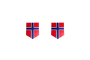 Emblem (badges) for fenders with Norway logo Custom design emblems decoinfabric