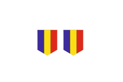 Emblem (badges) for fenders with Romania logo Custom design emblems decoinfabric